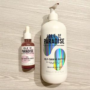 Isle of Paradise Self-Tanning Lotion + Drops in Dark